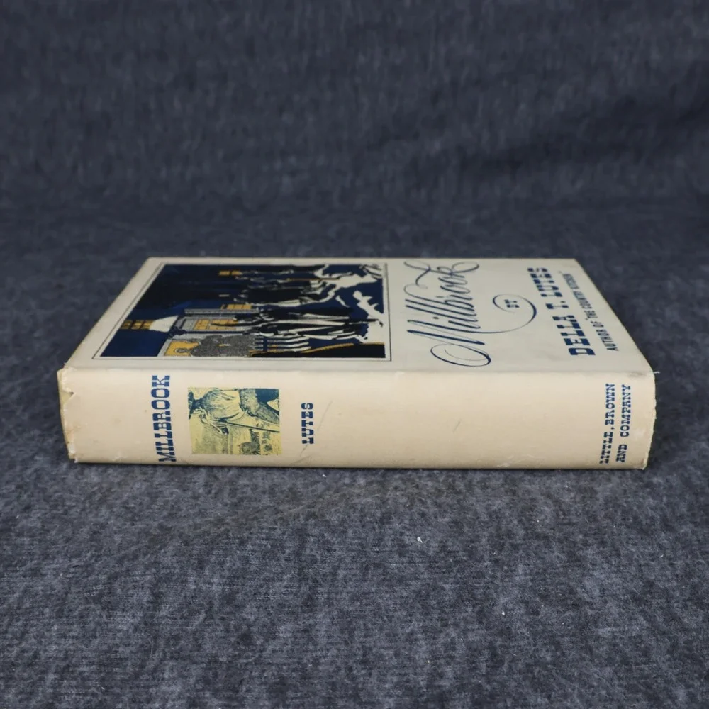 Vintage 1938 Millbrook Della T Lutes Blue HC DJ Little Brown USA Illustrated